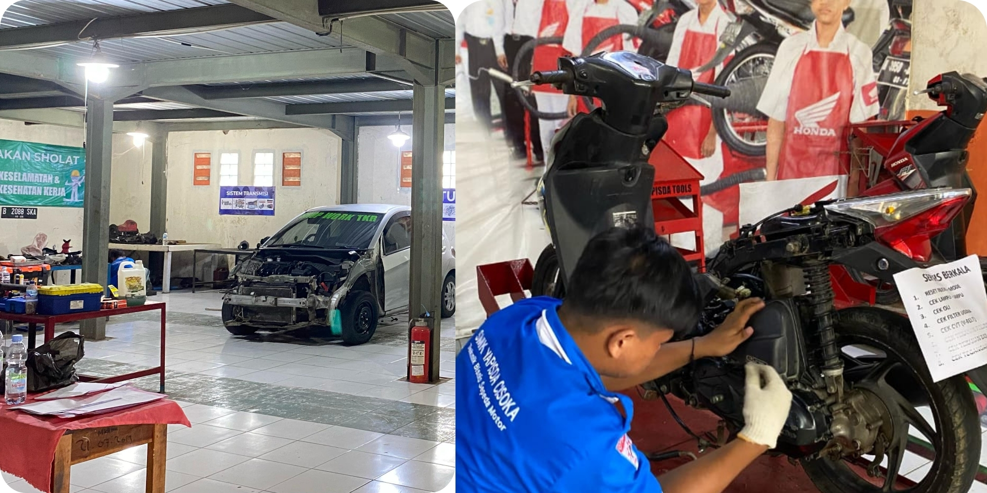Bengkel Praktik TBSM & TKR